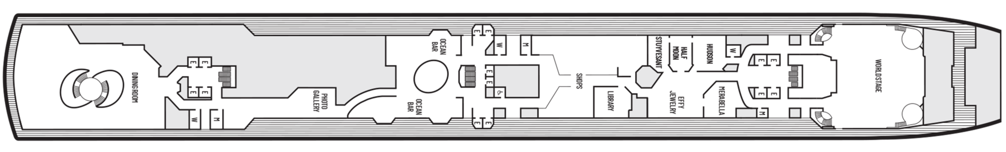 Deck 3 - Promenade plan